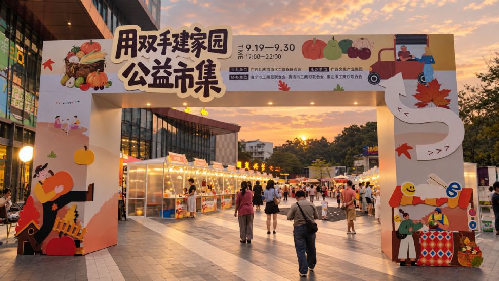 公益市集展活力 民企同心显担当 广西区工商联搭建公益市集产销对接新平台